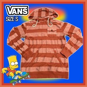 VANS HOODED SWEATSHIRT STRIPED size S